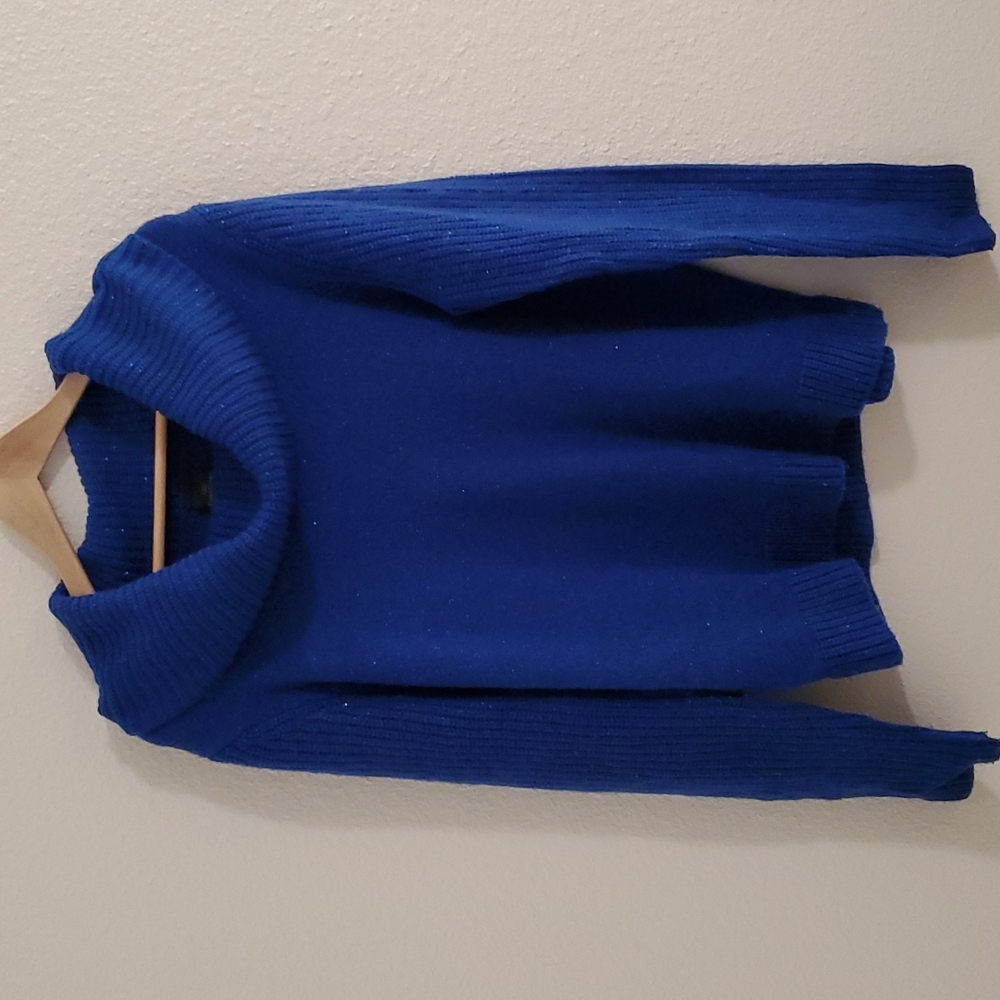 ❄️FADED GLORY Blue Turtleneck/Cowelneck Sweater